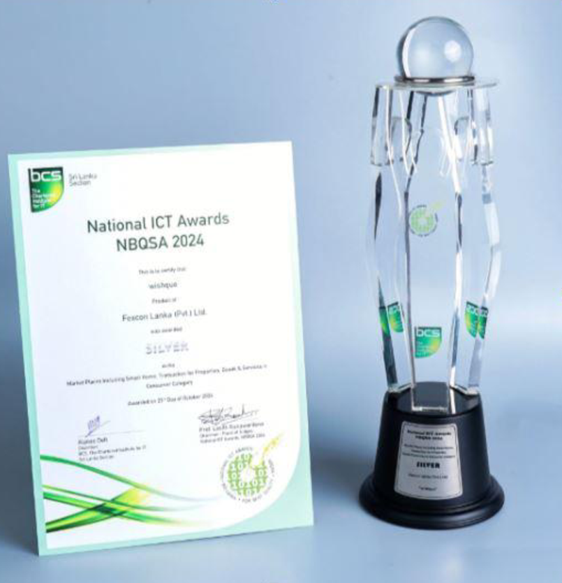 NBQSA 2024 Silver Award - Wishque, Fexcon Lanka